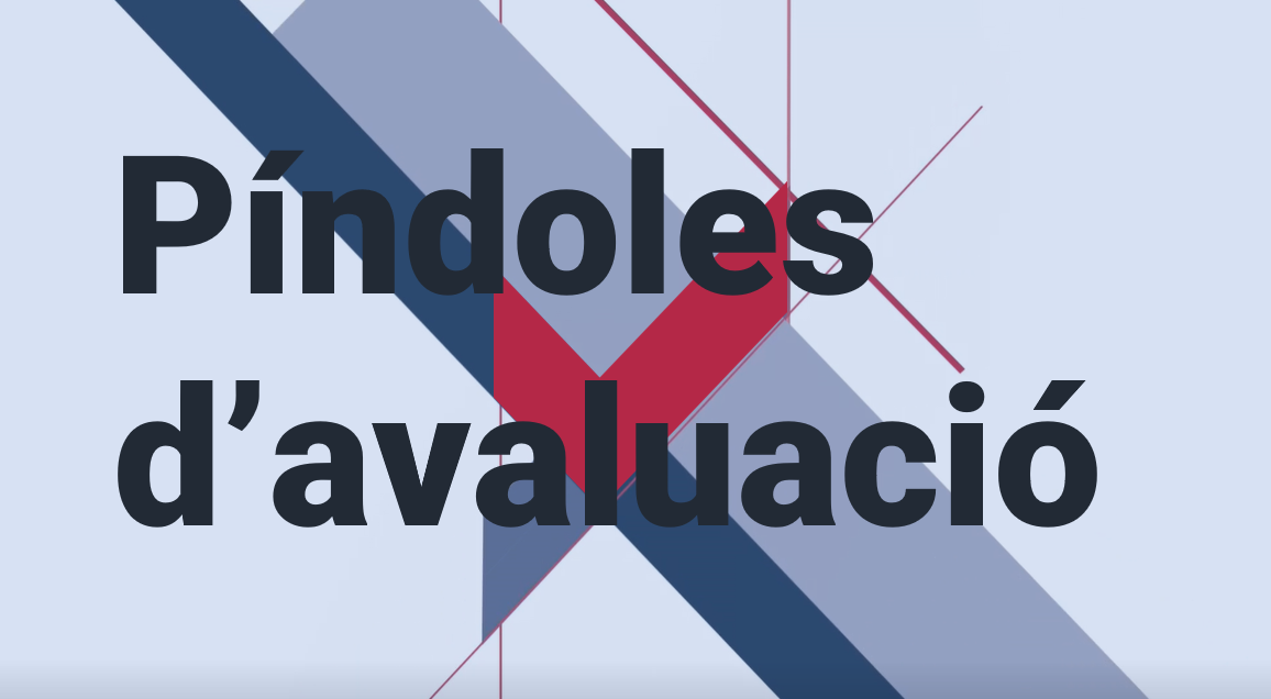 PÍNDOLES D'AVALUACIÓ