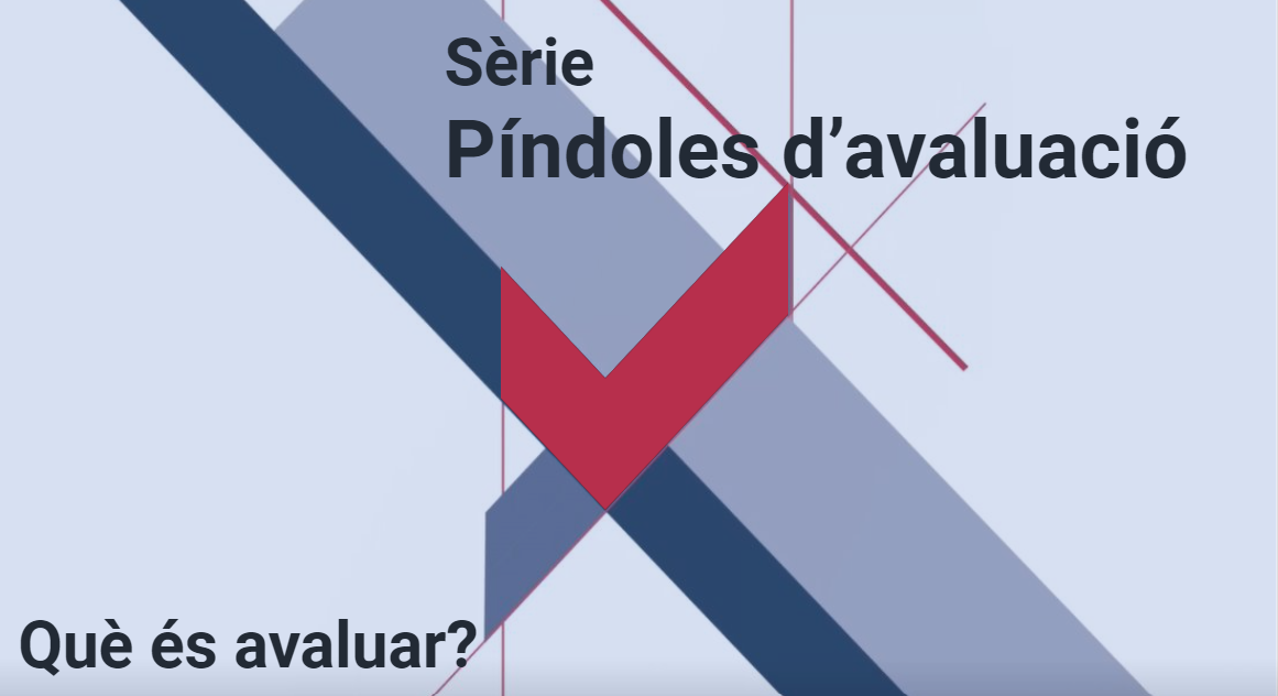 Què és avaluar? | Píndola d’avaluació 