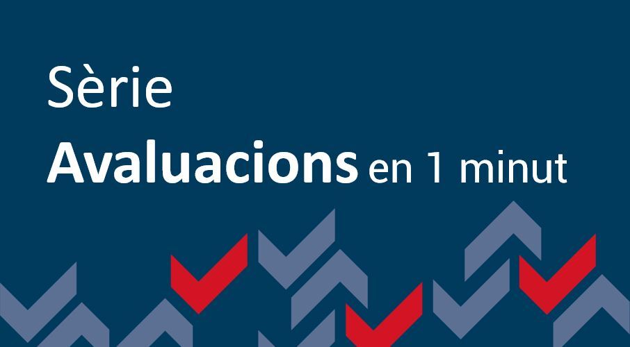 Sèrie avaluacions en 1 minut